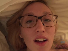 Victoria finally has you in bed and wants your cum.