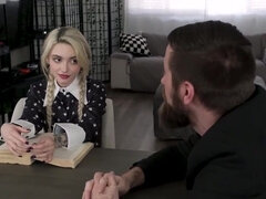 Gorge profonde, Petite femme, Actrice du porno, Réalité, Rugueux, Jarretelles, Adolescente, Nénés