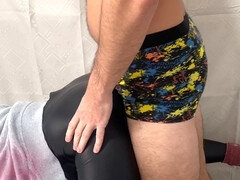 Amateur, Pieds, Cuir, Spandex