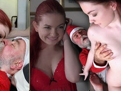 Sweet babes use their hands to drain cocks