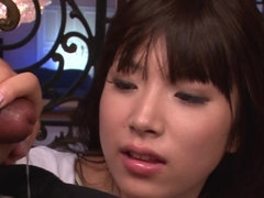 Asiatisch, Spermaladung, Handjob, Japanische massage, Sperma, Ablutschen, Jungendliche (18+), Flotter dreier