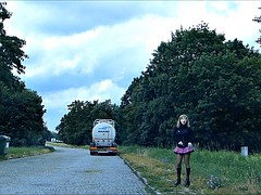 Homosexuelle, De plein air, Prostituée, Public, Pute