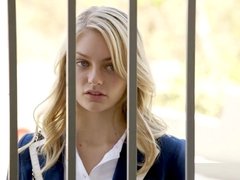 Grosse bite, Noire, Blonde, Queue, Bâillonner, Petite amie, Hard, Naturelle