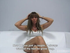 Brunette Michaela's Sexy Audition