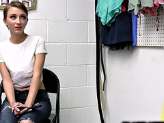 The officer makes the teenage thief do what he tells her to do Dirty Deed, Macy Meadows, Giovanni Francesco