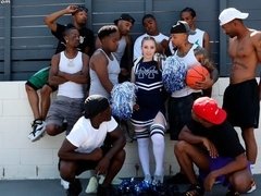 Blonde, Brutal, Tir de sperme, Fétiche, Groupe, Interracial, Orgie, Élève