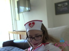 Blonde, Branlette thaïlandaise, Petite amie, Branlette thaïlandaise, Orgasme, Petite femme, Chatte, Gicler
