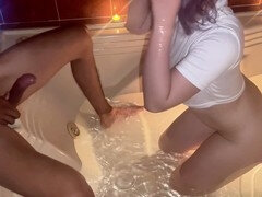 Taboo teen sex featuring Ashleysoy01 in a risqué family scenario