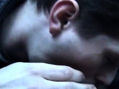 デカチン, フェラチオ, 車, ヨーロピアン, ゲイ, スウェーデン人