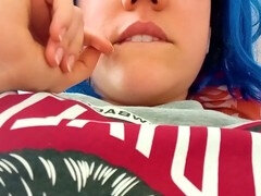 Ca minou, Collège université, Masturbation, Petite femme, Chatte, Solo, Jarretelles, Serré