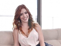 CASTINGCOUCH-X Curly Red Head Taken To Pound Town For Rent