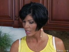 Zwart, Pijpbeurt, Sperma, Lul, Hondjeshouding, Moeder, Kut duiken, Kort haar