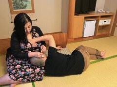 Asiatisch, Wohlbeleibte schöne frauen, Grosser arsch, Grosse titten, Nahaufnahme, Japanische massage, Reif, Mutti