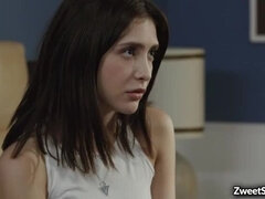 Sucer une bite, Brunette brune, Gorge profonde, Famille, Mature, Rugueux, Adolescente, Vierge