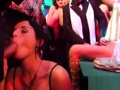 Pornstars take dicks at casino party