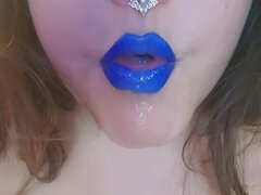 Blue Lips and Saliva Fetish: Teen's First-Time Experience