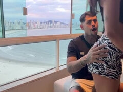 Kont, Hondjeshouding, Zwart, Fetisj, Latijnse vrouw, Ondergoed, Pompen, Tatoeage