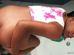 Teen babe Jenna goes for Peeping Tom  s Huge Dick!