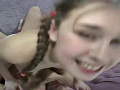 In den arsch, Tussi, Grosse titten, Braunhaarige, Handjob, Reif, Milf, Sohn