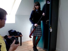 Asiatique, Mixte, Collège université, Hd, Talons, Lingerie, Adolescente, Nénés