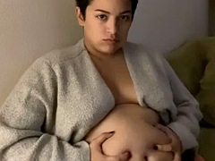 Latina belly stuffing