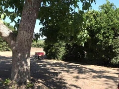 Vestido, Granja, Despelote, Pequeña, Pov, Público, Coño, Flaco