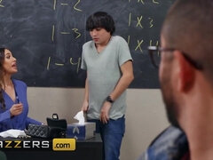 BRAZZERS - Meaty Udders at College - Ricky Spanish  Desiree Dulce