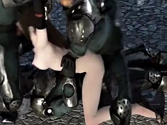 Dreidimensional, Lecken, Muschi, Rotschopf