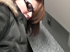 Enthousiasteling, Openbaar, Roodharige vrouw, Trein