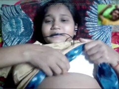 Schoolgirl gets wild anal doggy-style sex and enjoys it - teen with Hindi audio