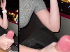 Cinema romp with a biotch - Public blowjobs, filthy nymph cumshot!!!