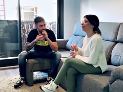 Blondine, Blasen, Hochschule, Europäisch, Hardcore, Im freien, Dürr, Spanisch