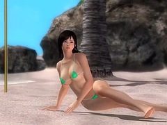 3d, なめる, オマンコ, 赤毛