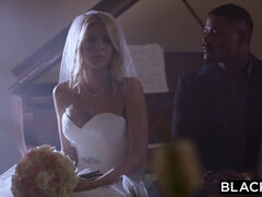 Negro, Rubia, Novia, Engañando, Interracial, Montar, Medias largas, Tetas