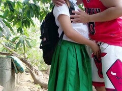 Virgin schoolgirl Pinayteens05 gets deflowered in the woods