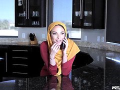 Huge boobed Anissa Kate in hijab is shagged by Chris Johnson