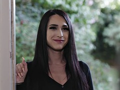 Anal, Lamer culo, Novio, Morena, Pajear, Lencería, Masturbación, Transexual