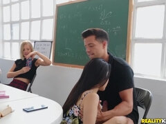 Asiático, Negro, Coño, Colegiala, Seducido