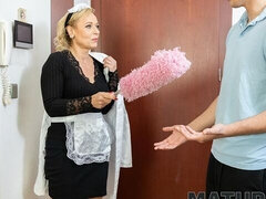 Good doggy style fuck with a passionate mature Anna Versailles