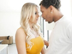 Hard interracial fuck with a big-boobed blonde Kenzie Taylor