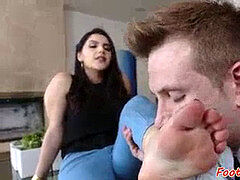 Leie, In den arsch, Arsch, Europäisch, Füsse, Fussjob, Absätze