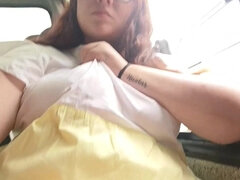 Amateur, Gros seins, Bus, Rondelette, Fait maison, Fille latino, Public, Mouillée