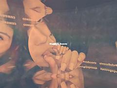 Grosse bite, Gros seins, Blonde, Sucer une bite, Tir de sperme, Trou de la gloire, Interracial, Nénés