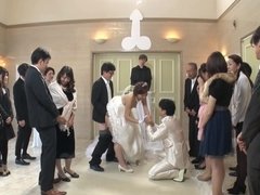 Asiatisch, Gehörnter ehemann, Spermaladung, Fetisch, Hardcore, Japanische massage, Hochzeit, Ehefrau