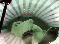 Amateur, Lunettes, Hd, Fait maison, Masturbation, Chatte, Rasée, Solarium