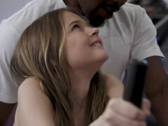 美女, ブロンド, ジム, 異人種間, オッパイの