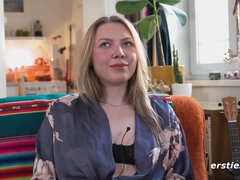 Amateur, Blonde, Gode, Doigter, Allemand, Masturbation, Rasée, Solo