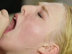 Blonde, Sucer une bite, Queue, Hard, Actrice du porno