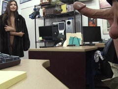 Asiatique, Coulisses, Grosse bite, Sucer une bite, Brunette brune, Queue, Talons, Rasée