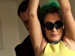 ボンデージ, ドレス, 淫乱熟女, オマンコ, ラフ, タトゥー, ヴァージン